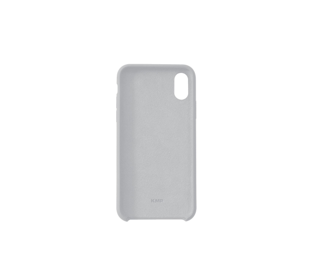 KMP Etui Silicone Case do iPhone XS szare - 1388421 - zdjęcie 2